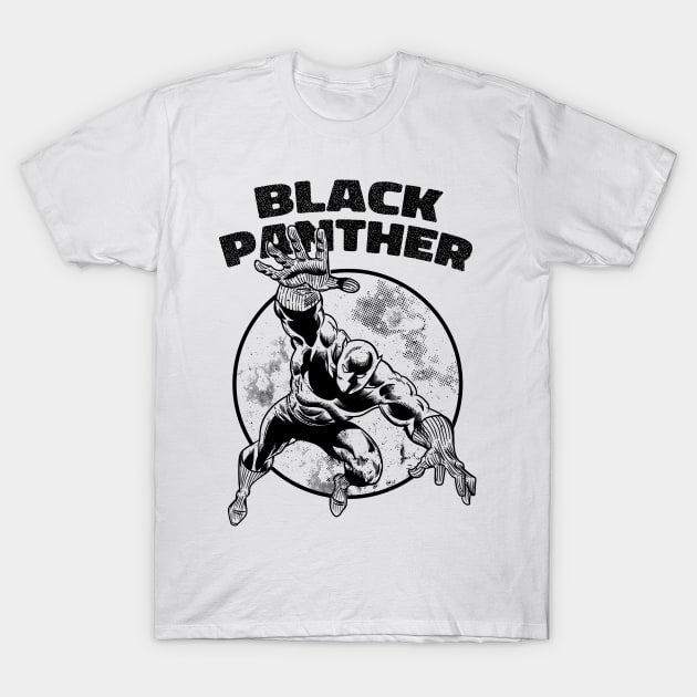 Vintage Black Panther T-Shirt by redwane